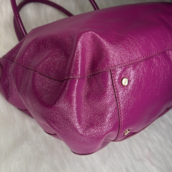✨Tory Burch Amanda Leather Tote Bag – Rare Purple – Large Shoulder Tote✨ - Picture 6 of 16